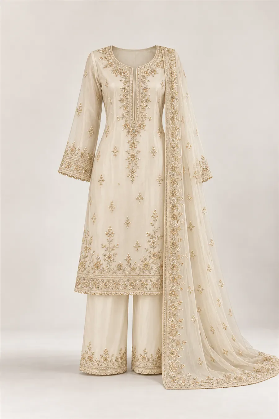 Ivory Organza Formal